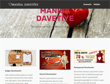 Tablet Screenshot of manisadavetiye.net